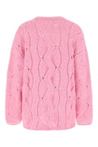 Low Classic Pink Alpaca Blend Oversize Sweater