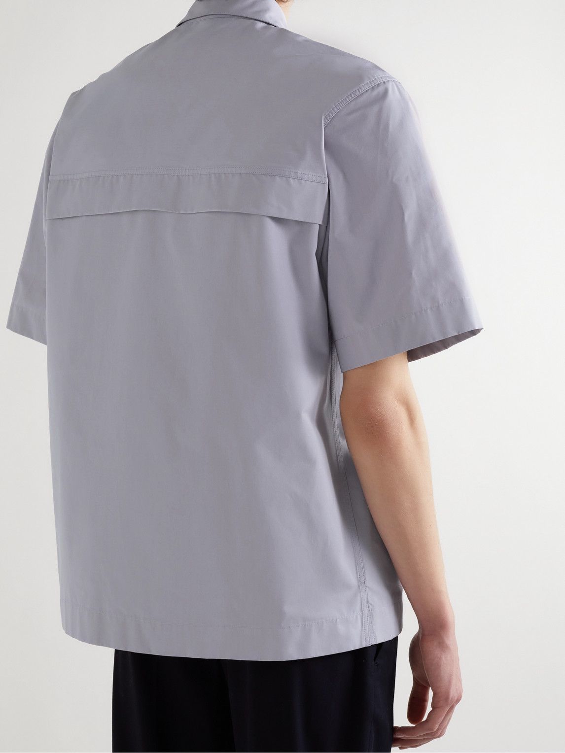 Jil Sander - Organic Cotton-Poplin Shirt - Purple Jil Sander