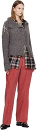Andersson Bell Gray Harlow Damaged Knit Jacket