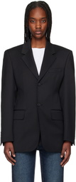 Filippa K Black Tailored Hourglass Blazer