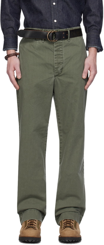 Photo: RRL Green Field Trousers