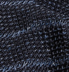 Brunello Cucinelli - 7cm Knitted Silk and Linen-Blend Tie - Men - Navy