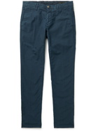 Incotex - Slim-Fit Cotton-Blend Twill Trousers - Blue