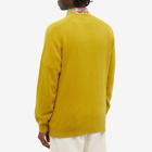 Beams Plus Men's 9G Crew Knit in Mustard