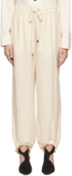 LOW CLASSIC Off-White Tencel Lounge Pants