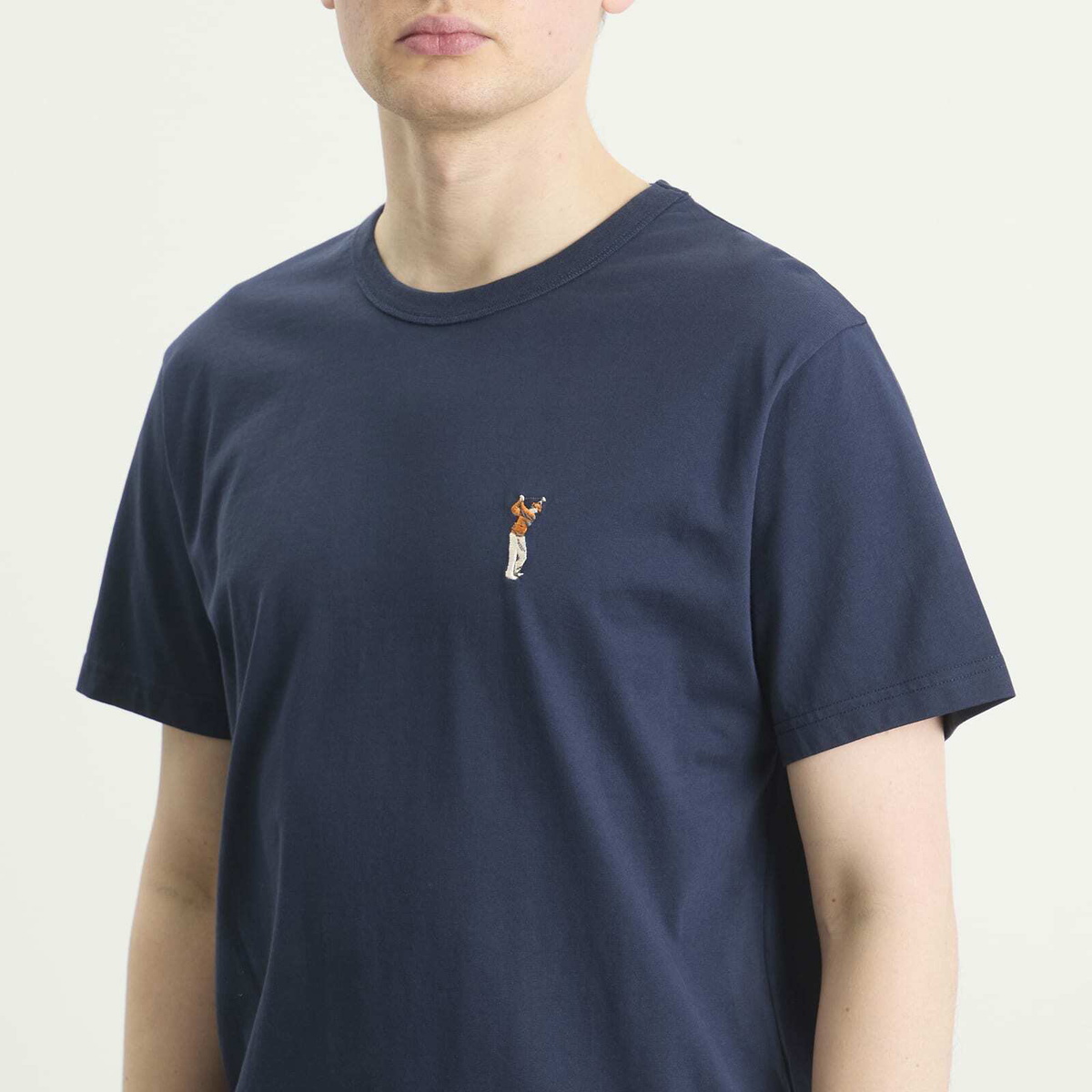 Kestin Men's Golf Embroidery Cargill T-Shirt in Dark Navy