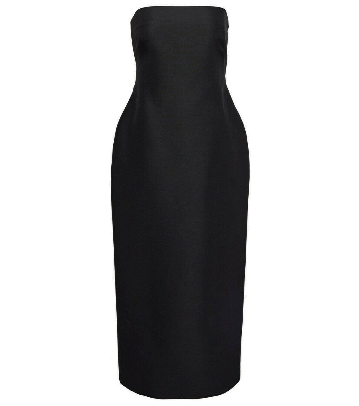 The Row Nita wool and silk midi dress The Row