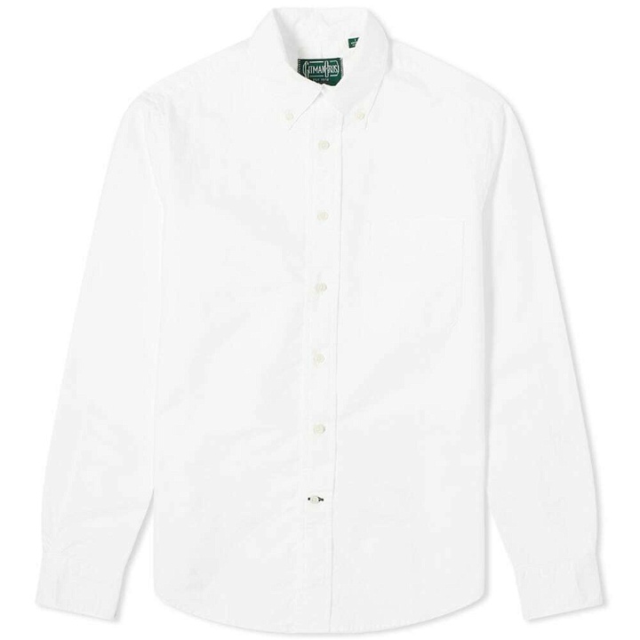 Photo: Gitman Vintage Men's Oxford Shirt in White