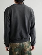KAPITAL - Printed Cotton-Jersey Sweatshirt - Black