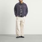 Story mfg. Men's Hand Applique Lush Pants in Ecru Zig Zag