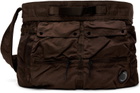 C.P. Company Brown Nylon B Messenger Bag