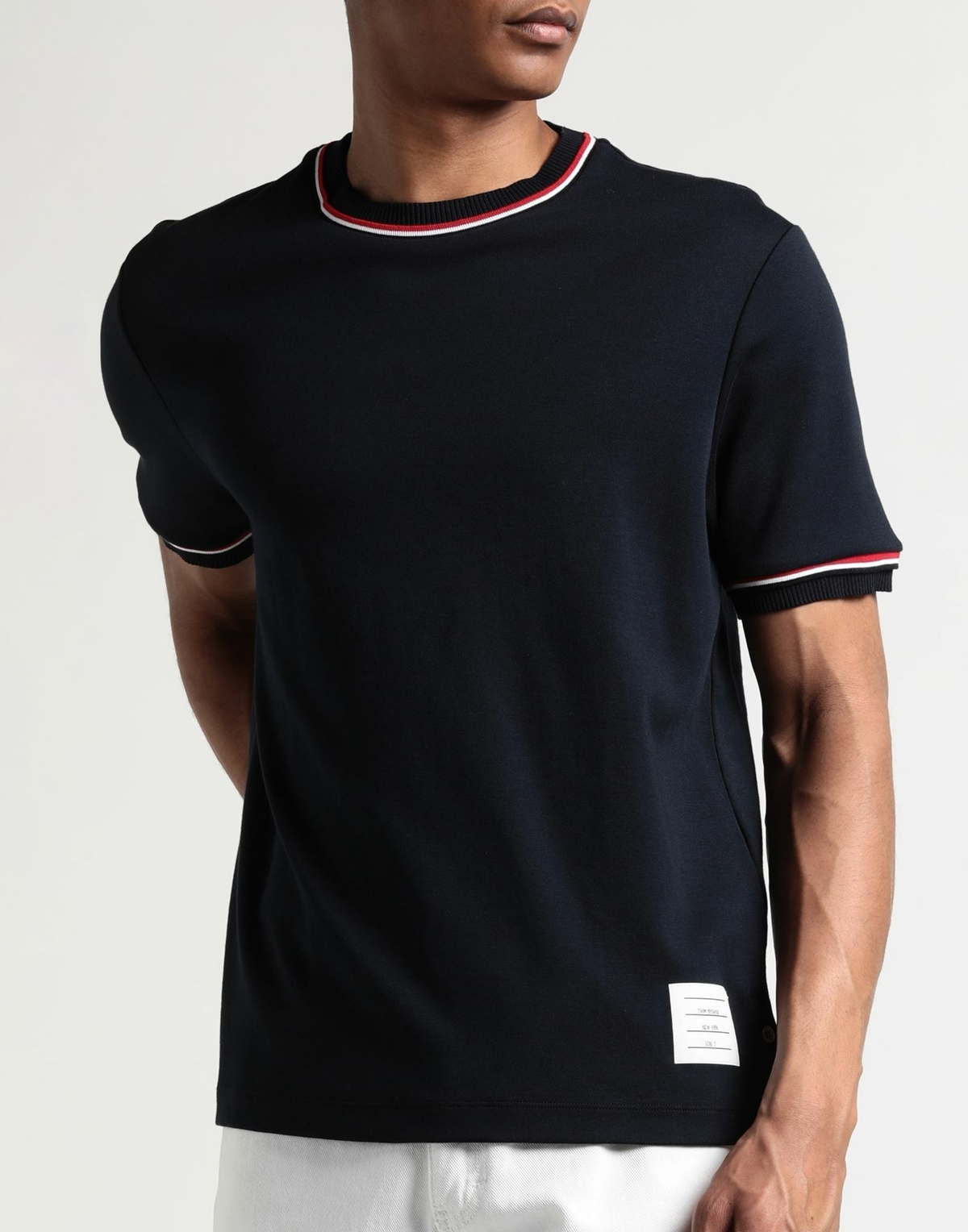Thom Browne Mens T-shirt in Navy