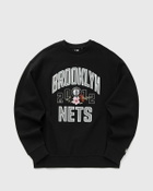 New Era NBA FLORAL OS CREW BROOKLYN NETS Black Mens Sweatshirts/Team Sweat