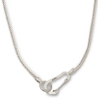 Mikia - Snake Sterling Silver Necklace - Silver