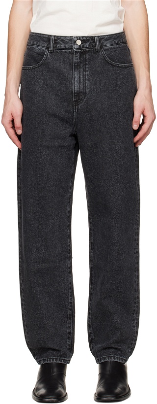 Photo: AMOMENTO Black Tapered Jeans