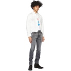 Diesel White Denim D-JEI-SP2-NE Jacket