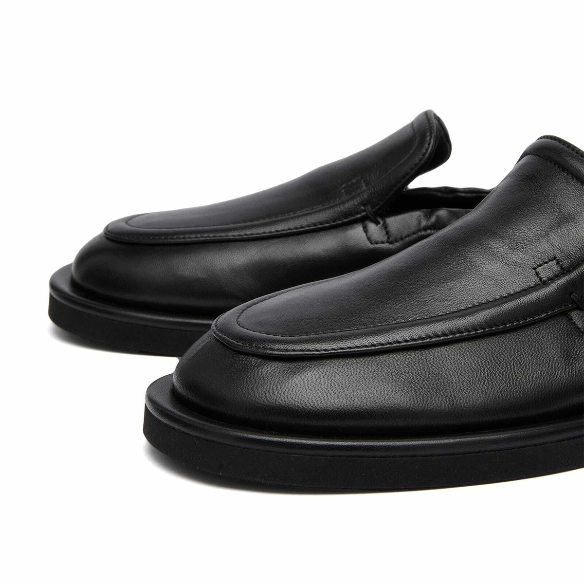 Studio Nicholson Women's Elastic Back Loafer in Black Studio