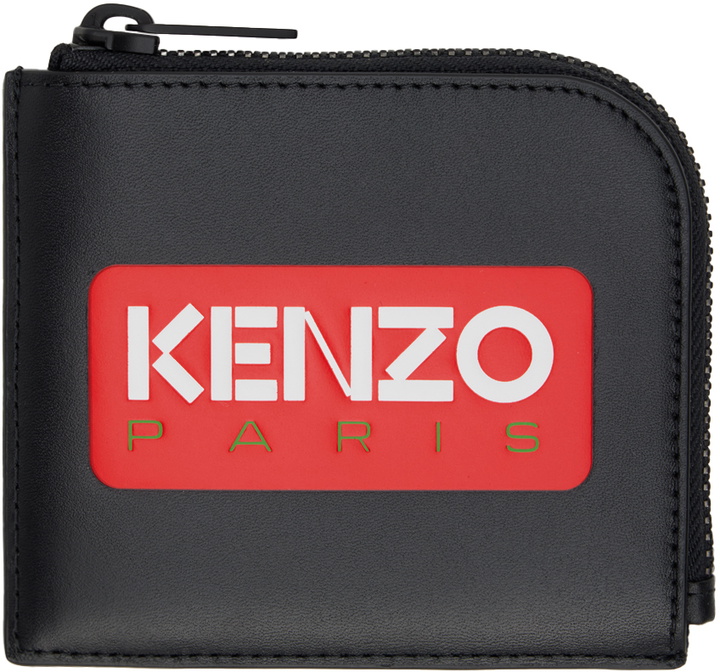 Photo: Kenzo Black Kenzo Paris Leather Wallet