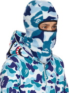 BAPE Blue ABC Camo Boa Fleece Balaclava