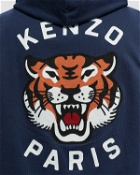 Kenzo Lucky Tiger Oversize Hoodie Blue - Mens - Hoodies