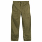 Universal Works Men's Twill Fatigue Pant in Light Olive