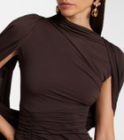 Rachel Gilbert Aether draped jersey gown