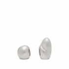 ferm LIVING Orevo Salt and Pepper Shakers - Set of 2 in Steel 