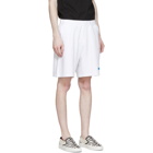 Dsquared2 White Jersey Logo Shorts