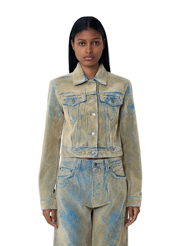 Photo: Acne Studios Flocked Denim Jacket