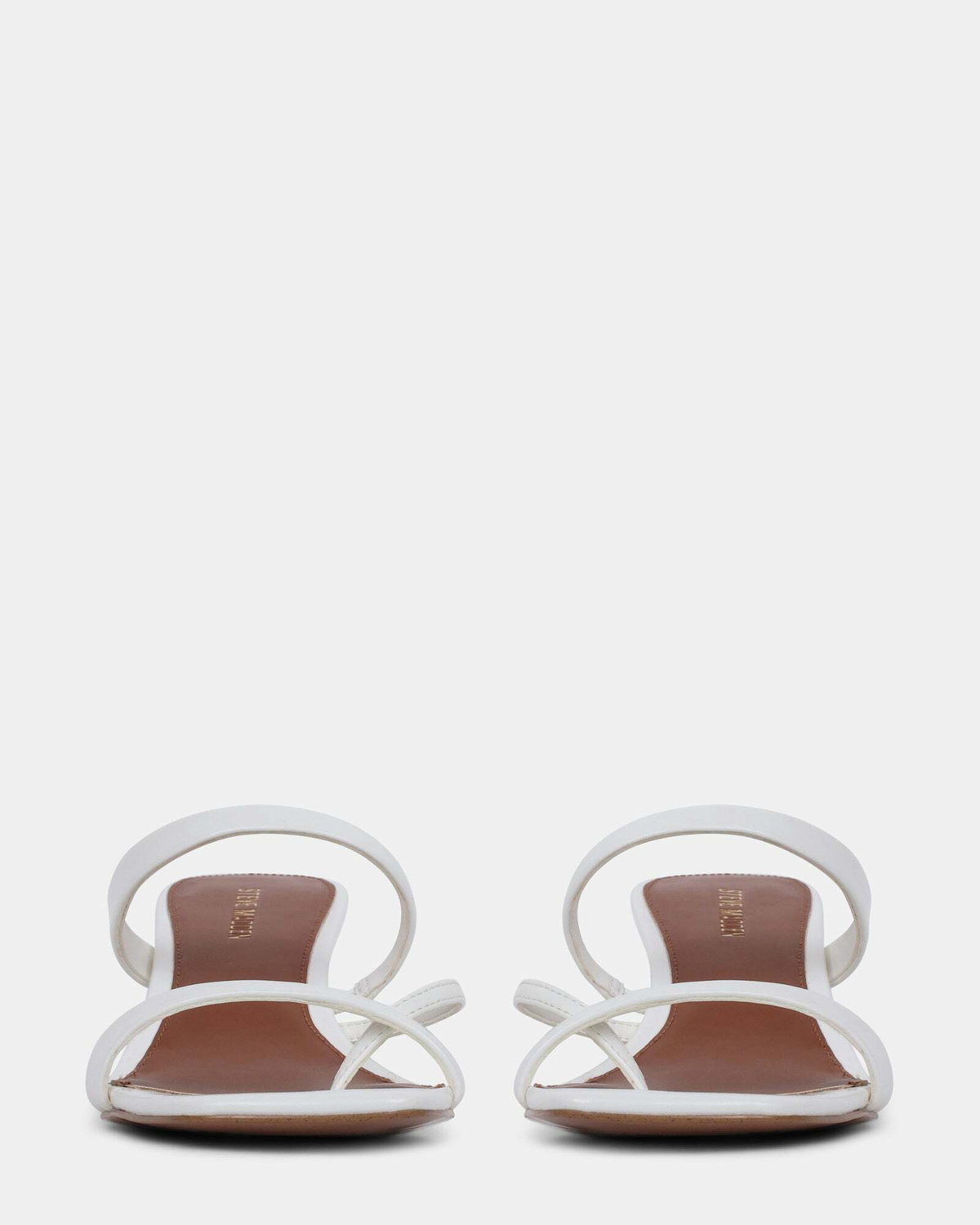 Steve Madden Ajay Heels in White