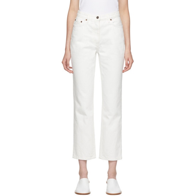 Photo: The Row White Charlee Jeans