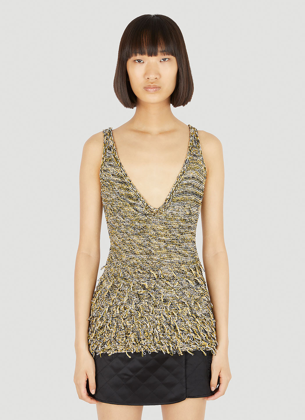 Durazzi Milano Mouline Knit Tank Top