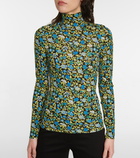 Victoria Beckham - Floral mockneck top