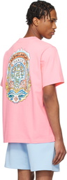 Casablanca Pink Casa Way Skate T-shirt