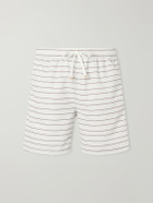 Eleventy - Straight-Leg Striped Swim Shorts - Neutrals