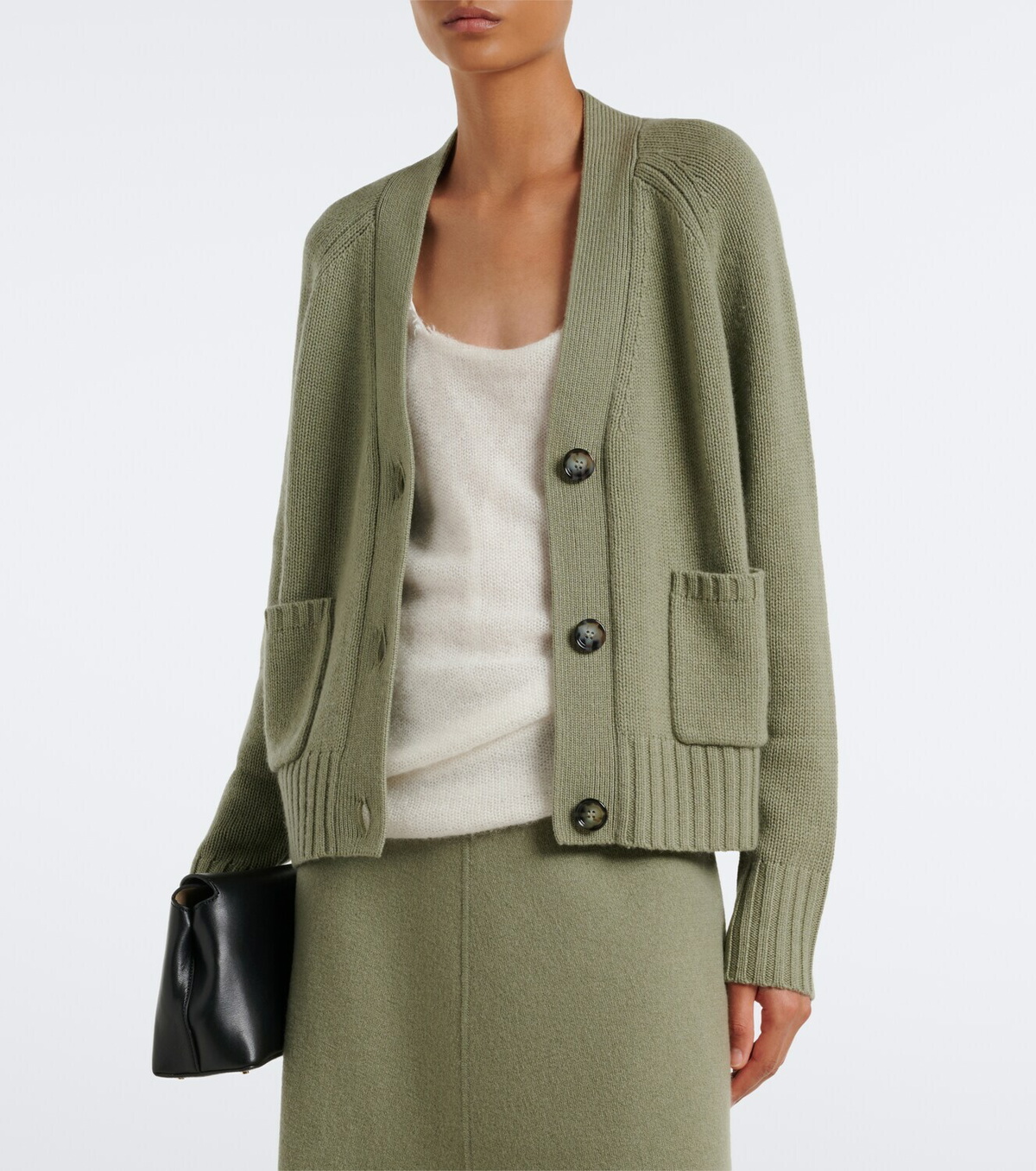 Jardin des Orangers Virgin wool and cashmere cardigan