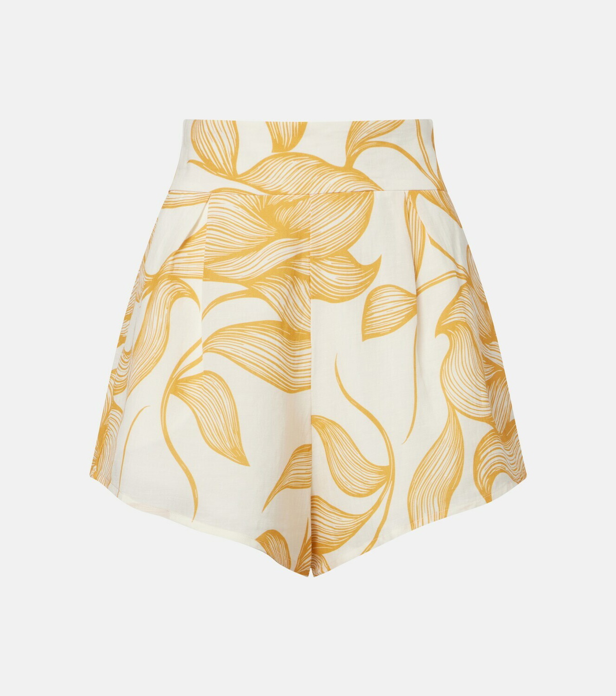 Adriana Degreas Foliage printed wide-leg shorts