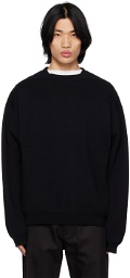 Studio Nicholson Black Hemyl Sweater