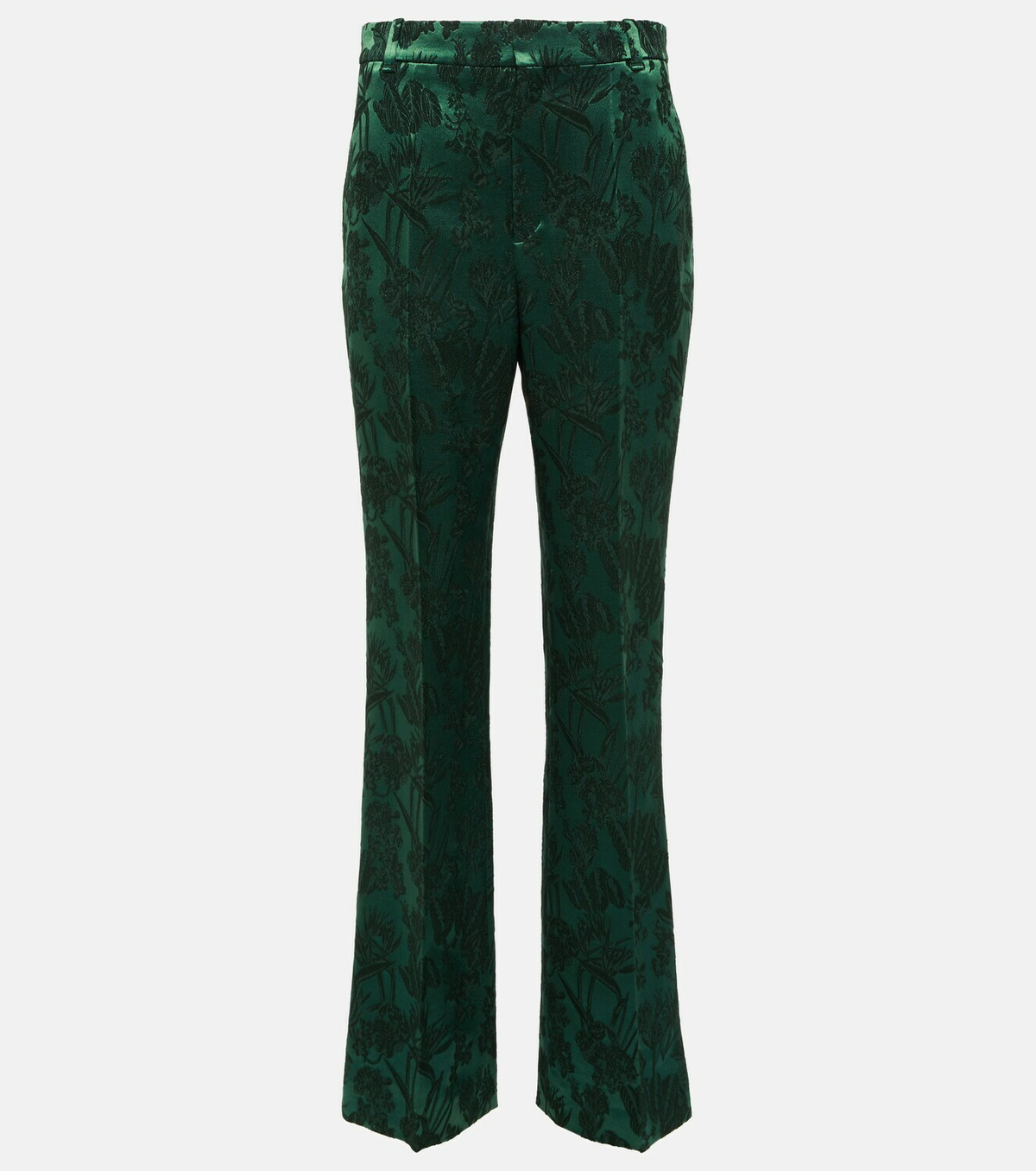 Chloé Jacquard wool and silk slim pants Chloe