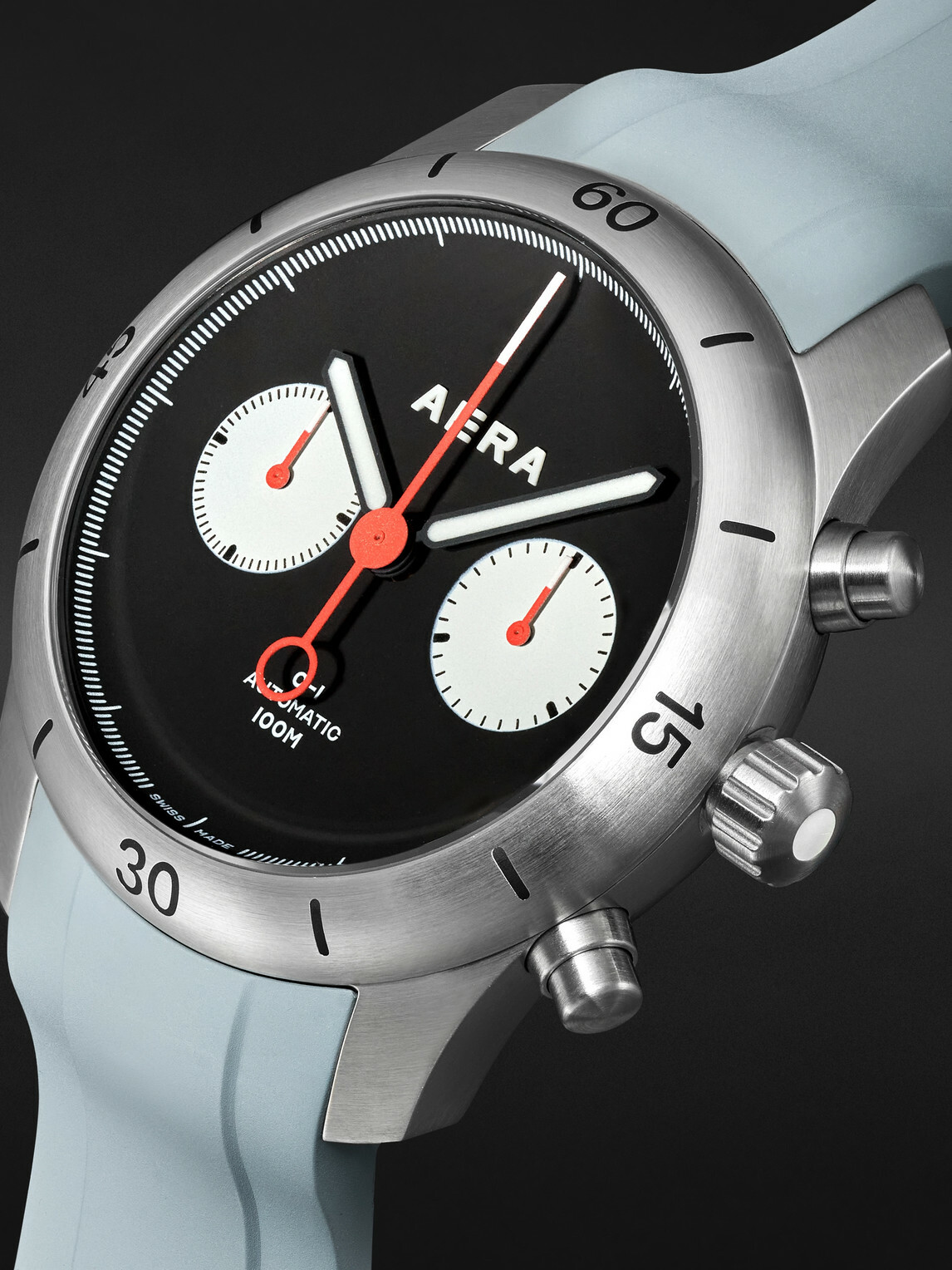 Aera - C-1 Chrono Automatic Chronograph Stainless Steel Watch