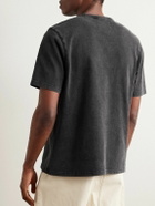 Corridor - Garment-Dyed Cotton-Jersey T-Shirt - Black
