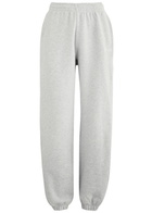 Rotate Sunday Logo Cotton Sweatpants Light Grey