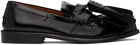 Marni Black Leather Bambi Loafers