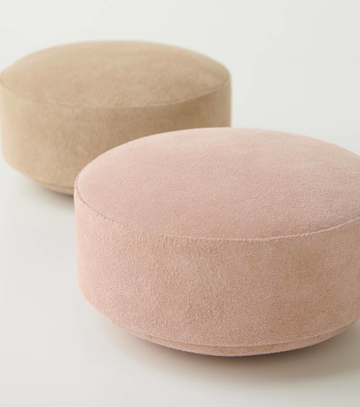 Michaël Verheyden Pastille suede and wood container