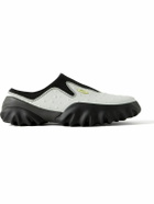 Oakley Factory - Brain Dead Chop Saw Mesh and Textured-Leather Slip-On Sneakers - White