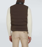 Tom Ford Leather-trimmed down vest