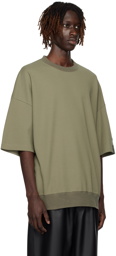 N.Hoolywood Green Drop Shoulder T-Shirt