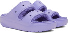 Crocs Blue Classic Cozzzy Sandals