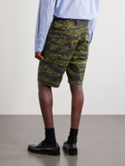 OrSlow - U.S. Army Fatigue Printed Straight-Leg Rip-Stop Cotton Shorts - Green