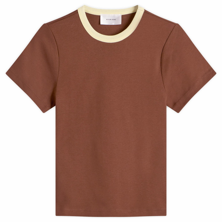 Photo: Hosbjerg Women's Babette T-Shirt in Brown